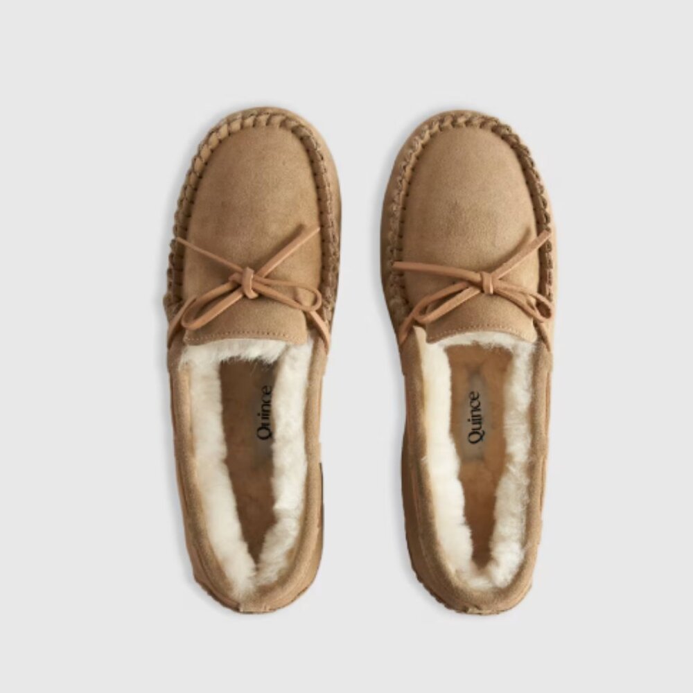 Quince Australian Shearling Moccasin Slipper
